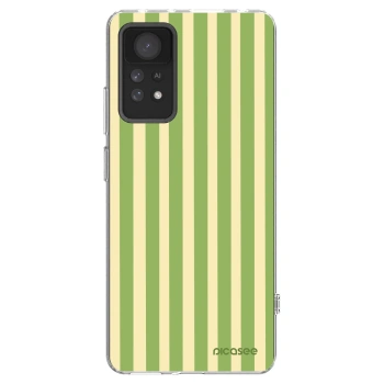 Picasee átlátszó szilikon tok az alábbi mobiltelefonokra Xiaomi Redmi Note 11 Pro 5G - Lines Matcha