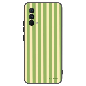 Picasee fekete szilikon tok az alábbi mobiltelefonokra Realme GT Master Edition 5G - Lines Matcha