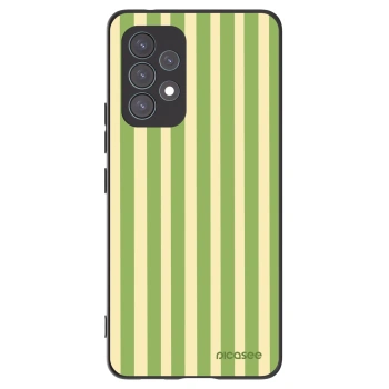 Picasee fekete szilikon tok az alábbi mobiltelefonokra Samsung Galaxy A53 5G A536 - Lines Matcha