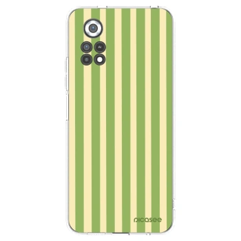 Picasee átlátszó szilikon tok az alábbi mobiltelefonokra Xiaomi Poco X4 Pro 5G - Lines Matcha