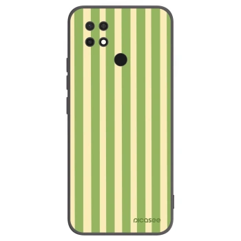 Picasee fekete szilikon tok az alábbi mobiltelefonokra Xiaomi Redmi 10C - Lines Matcha