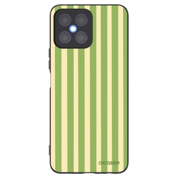 Picasee fekete szilikon tok az alábbi mobiltelefonokra Honor X8 4G - Lines Matcha