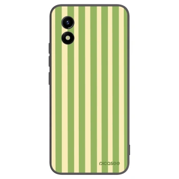 Picasee fekete szilikon tok az alábbi mobiltelefonokra Vivo Y01 - Lines Matcha