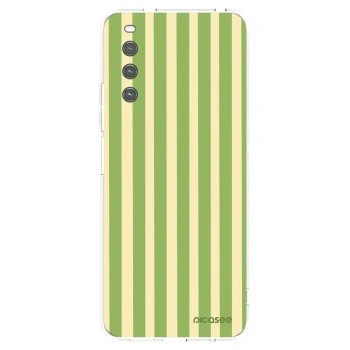 Picasee átlátszó szilikon tok az alábbi mobiltelefonokra Sony Xperia 10 IV 5G - Lines Matcha