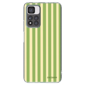 Picasee átlátszó szilikon tok az alábbi mobiltelefonokra Xiaomi Redmi Note 11 Pro+ 5G - Lines Matcha