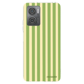 Picasee átlátszó szilikon tok az alábbi mobiltelefonokra Xiaomi Redmi 10 5G - Lines Matcha