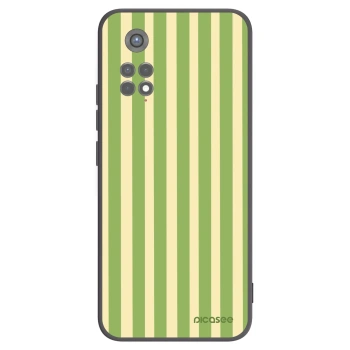 Picasee fekete szilikon tok az alábbi mobiltelefonokra Xiaomi Redmi Note 11S 5G - Lines Matcha
