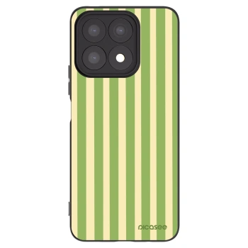 Picasee fekete szilikon tok az alábbi mobiltelefonokra Honor X8a - Lines Matcha