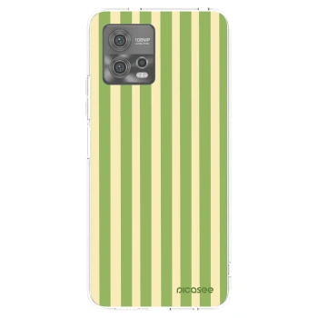 Picasee átlátszó szilikon tok az alábbi mobiltelefonokra Motorola Moto G72 - Lines Matcha