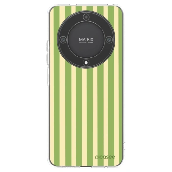 Picasee átlátszó szilikon tok az alábbi mobiltelefonokra Honor Magic5 Lite 5G - Lines Matcha