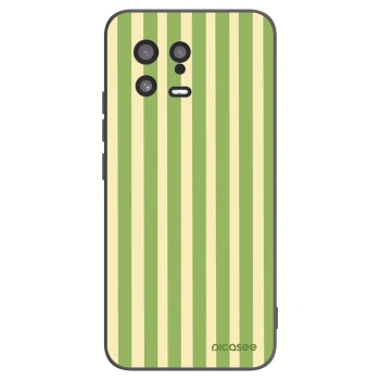 Picasee fekete szilikon tok az alábbi mobiltelefonokra Xiaomi 13 - Lines Matcha