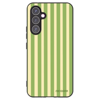 Picasee fekete szilikon tok az alábbi mobiltelefonokra Samsung Galaxy A54 5G A546B - Lines Matcha