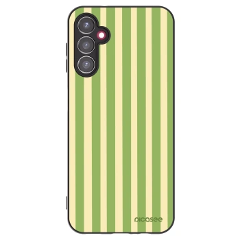 Picasee fekete szilikon tok az alábbi mobiltelefonokra Samsung Galaxy A14 5G A146P - Lines Matcha