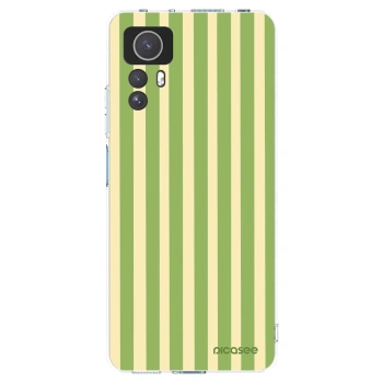 Picasee átlátszó szilikon tok az alábbi mobiltelefonokra Xiaomi Redmi Note 12S - Lines Matcha