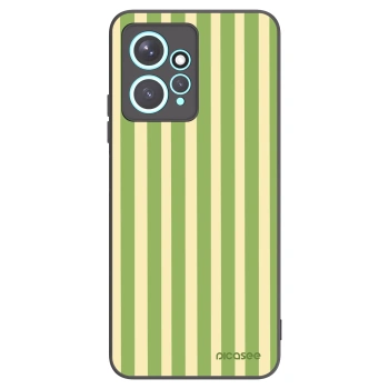 Picasee fekete szilikon tok az alábbi mobiltelefonokra Xiaomi Redmi Note 12 4G - Lines Matcha