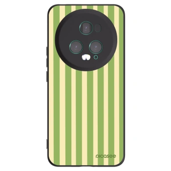 Picasee fekete szilikon tok az alábbi mobiltelefonokra Honor Magic5 Pro - Lines Matcha