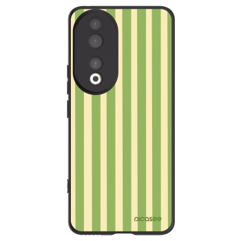 Picasee fekete szilikon tok az alábbi mobiltelefonokra Honor 90 5G - Lines Matcha