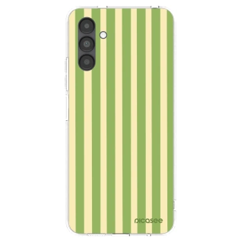 Picasee átlátszó szilikon tok az alábbi mobiltelefonokra Samsung Galaxy A04s A047F - Lines Matcha