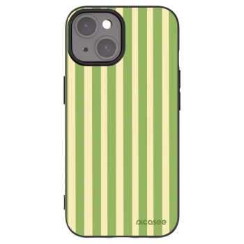 Picasee fekete szilikon tok az alábbi mobiltelefonokra Apple iPhone 15 - Lines Matcha