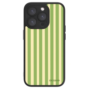 Picasee ULTIMATE CASE MagSafe Apple iPhone 15 Pro - készülékre - Lines Matcha