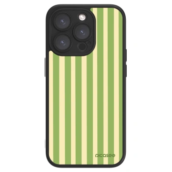 Picasee ULTIMATE CASE Apple iPhone 15 Pro - készülékre - Lines Matcha