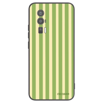 Picasee fekete szilikon tok az alábbi mobiltelefonokra Xiaomi Poco F5 Pro 5G - Lines Matcha