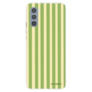 Picasee átlátszó szilikon tok az alábbi mobiltelefonokra Motorola Moto G62 - Lines Matcha