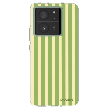 Picasee átlátszó szilikon tok az alábbi mobiltelefonokra Xiaomi 13T Pro - Lines Matcha