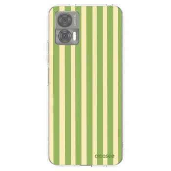 Picasee átlátszó szilikon tok az alábbi mobiltelefonokra Motorola Edge 30 Neo - Lines Matcha