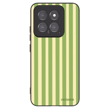 Picasee fekete szilikon tok az alábbi mobiltelefonokra Xiaomi 14 - Lines Matcha