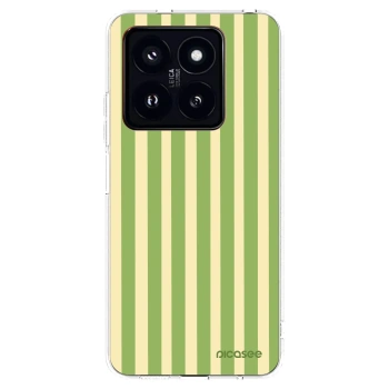 Picasee átlátszó szilikon tok az alábbi mobiltelefonokra Xiaomi 14 Pro - Lines Matcha
