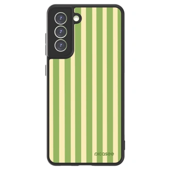 Picasee ULTIMATE CASE PowerShare Samsung Galaxy S21 FE 5G - készülékre - Lines Matcha