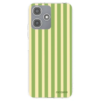 Picasee átlátszó szilikon tok az alábbi mobiltelefonokra Xiaomi Redmi 12 5G - Lines Matcha