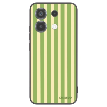 Picasee fekete szilikon tok az alábbi mobiltelefonokra Xiaomi Poco X6 - Lines Matcha