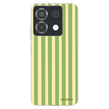 Picasee átlátszó szilikon tok az alábbi mobiltelefonokra Xiaomi Poco X6 - Lines Matcha