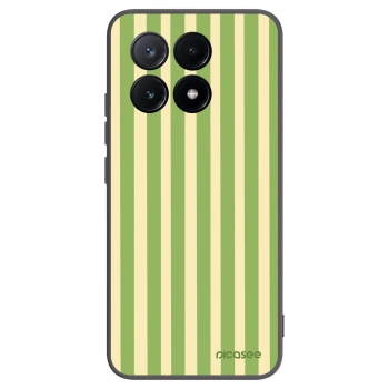 Picasee fekete szilikon tok az alábbi mobiltelefonokra Xiaomi Poco X6 Pro - Lines Matcha