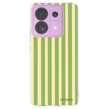 Picasee átlátszó szilikon tok az alábbi mobiltelefonokra Xiaomi Redmi Note 13 Pro 5G - Lines Matcha