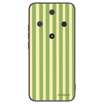 Picasee fekete szilikon tok az alábbi mobiltelefonokra Honor Magic6 Lite 5G - Lines Matcha