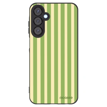 Picasee fekete szilikon tok az alábbi mobiltelefonokra Samsung Galaxy A25 A256B 5G - Lines Matcha