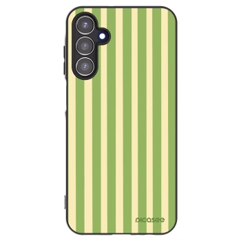 Picasee fekete szilikon tok az alábbi mobiltelefonokra Samsung Galaxy A15 A155F 4G - Lines Matcha
