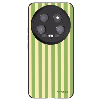 Picasee fekete szilikon tok az alábbi mobiltelefonokra Xiaomi 14 Ultra - Lines Matcha