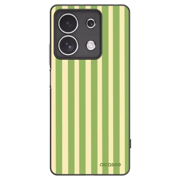 Picasee fekete szilikon tok az alábbi mobiltelefonokra Xiaomi Redmi Note 13 4G - Lines Matcha
