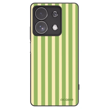 Picasee fekete szilikon tok az alábbi mobiltelefonokra Xiaomi Redmi Note 13 Pro 4G - Lines Matcha