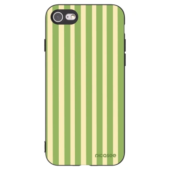 Picasee fekete szilikon tok az alábbi mobiltelefonokra Apple iPhone 8 - Lines Matcha