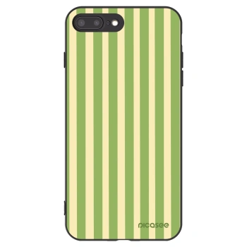 Picasee fekete szilikon tok az alábbi mobiltelefonokra Apple iPhone 8 Plus - Lines Matcha