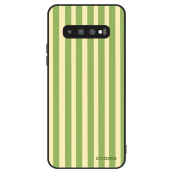 Szilikon tok erre a típusra Samsung Galaxy S10 Plus G975 - Lines Matcha