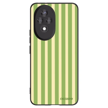 Picasee fekete szilikon tok az alábbi mobiltelefonokra Honor 200 5G - Lines Matcha