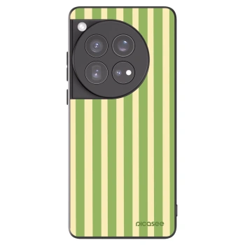 Picasee fekete szilikon tok az alábbi mobiltelefonokra OnePlus 12 5G - Lines Matcha