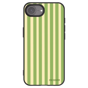 Picasee fekete szilikon tok az alábbi mobiltelefonokra Apple iPhone 16e - Lines Matcha