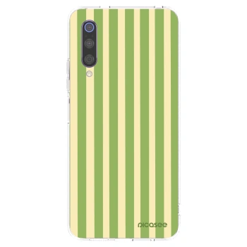 Picasee átlátszó szilikon tok az alábbi mobiltelefonokra Xiaomi Mi 9 - Lines Matcha